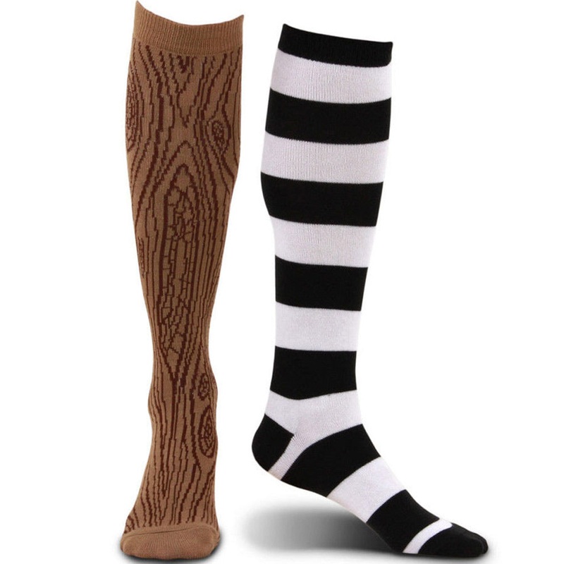 Mismatched Pirate Socks