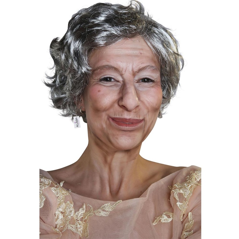 The Queen Short Grey Wig