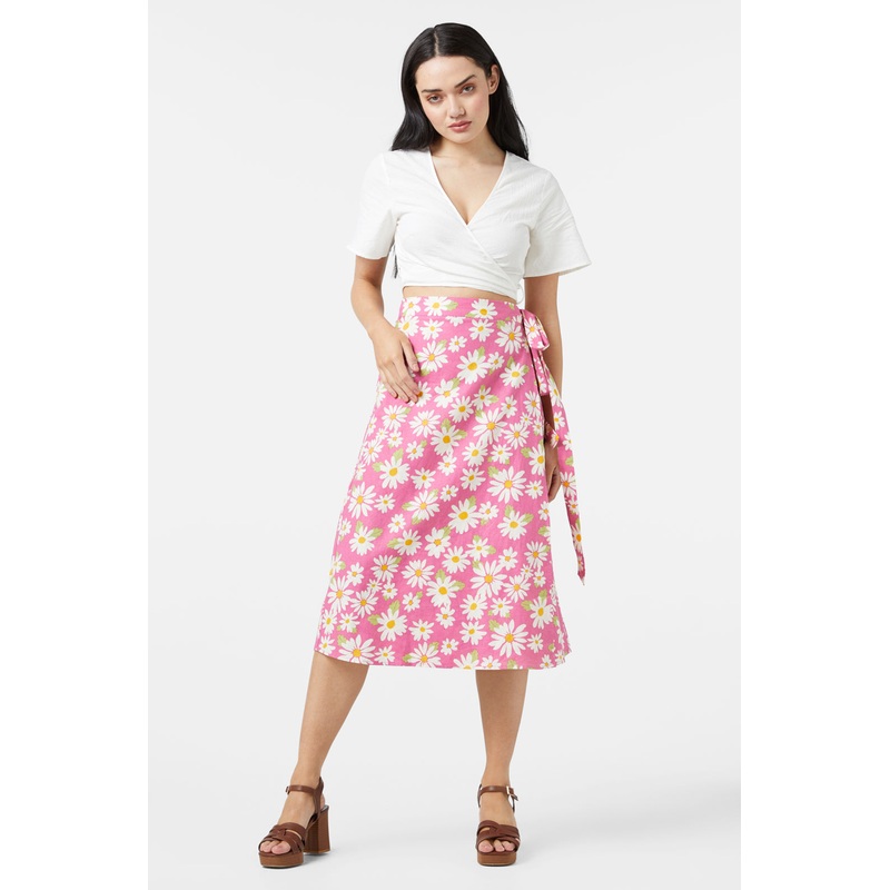 Wild Daisy Wrap Skirt