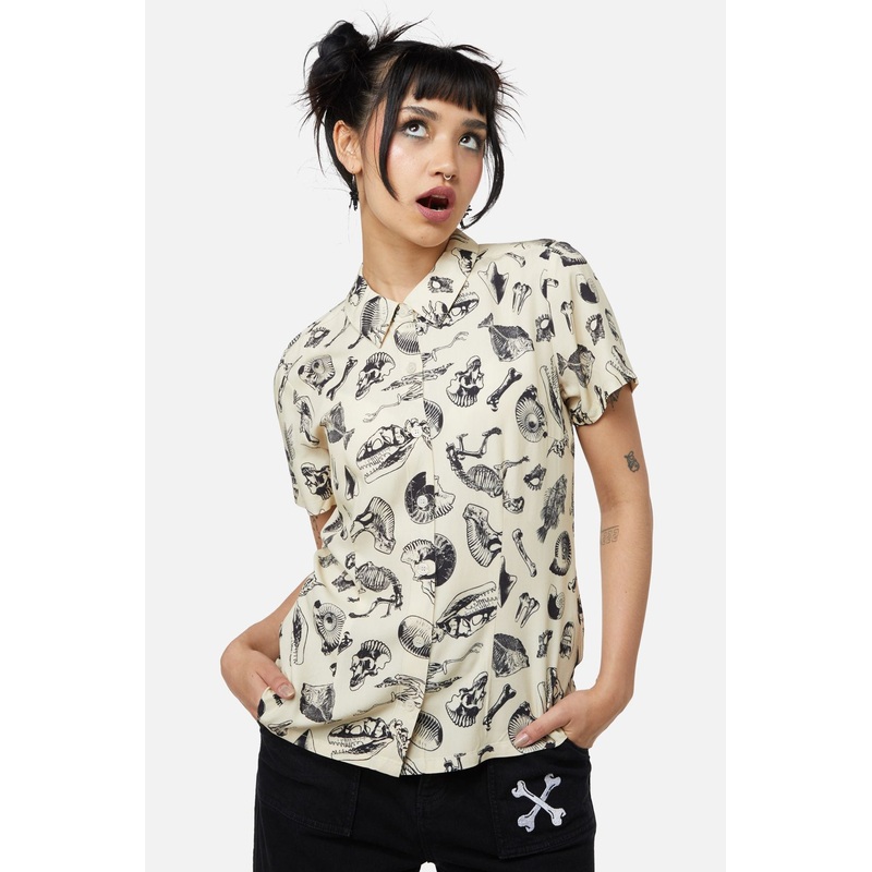Body Fossils Printed Blouse