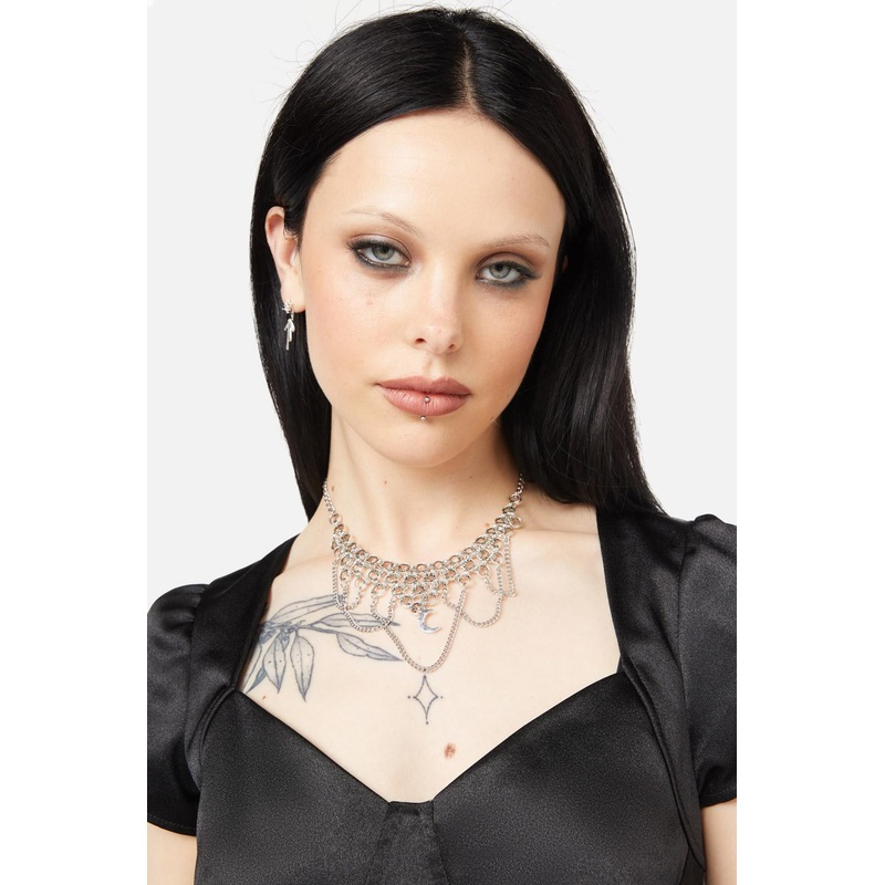 Chainlink Moon Necklace