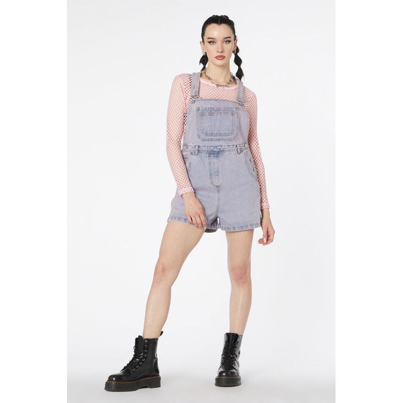 Dixie Denim Short Overall
