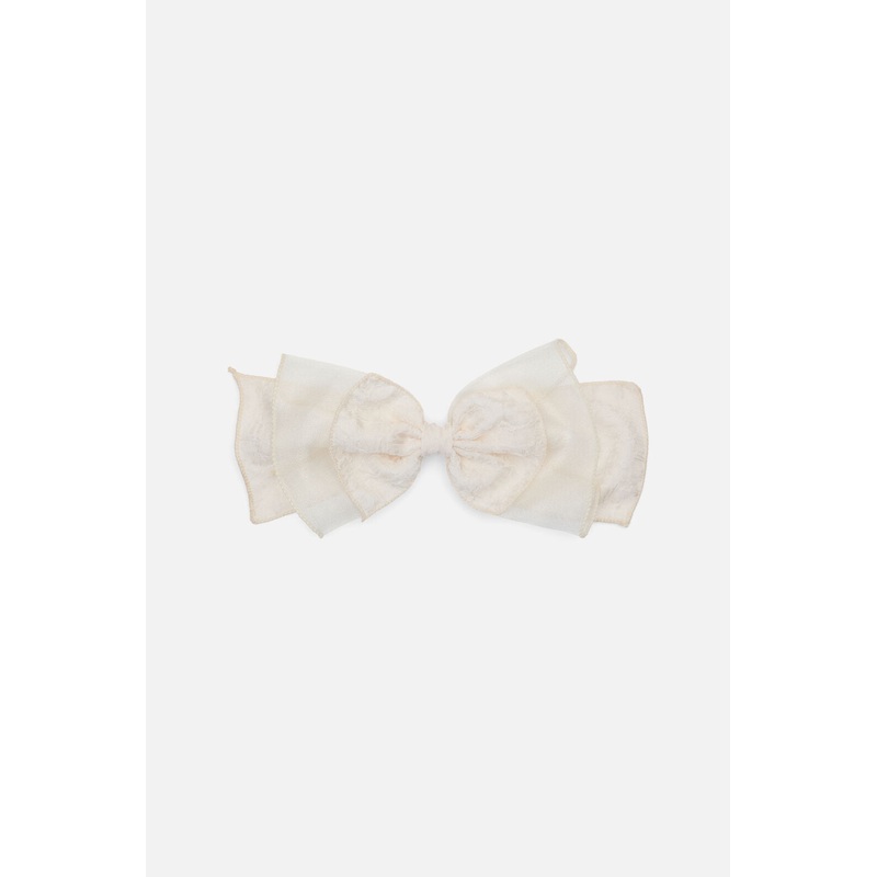 Organza Texture Bow Clip