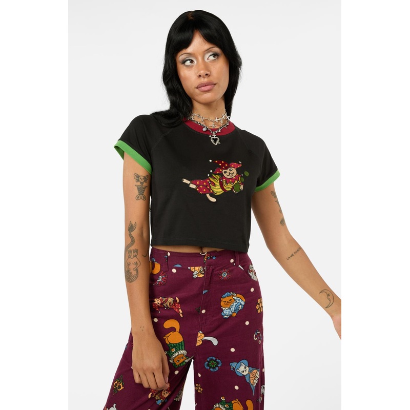 Puppet Show Contrast Raglan Tee