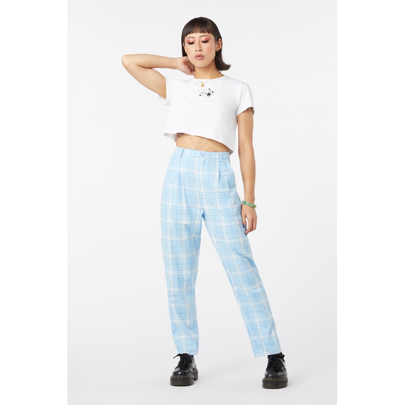 Tartan Mood Straight Leg Pant