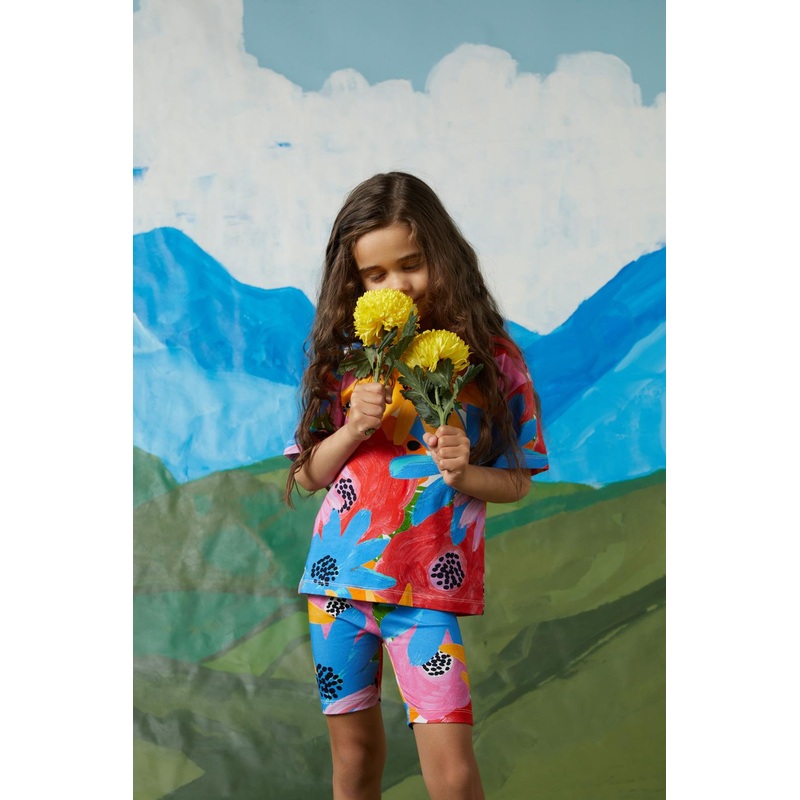 Big Floral Kids SS Tee