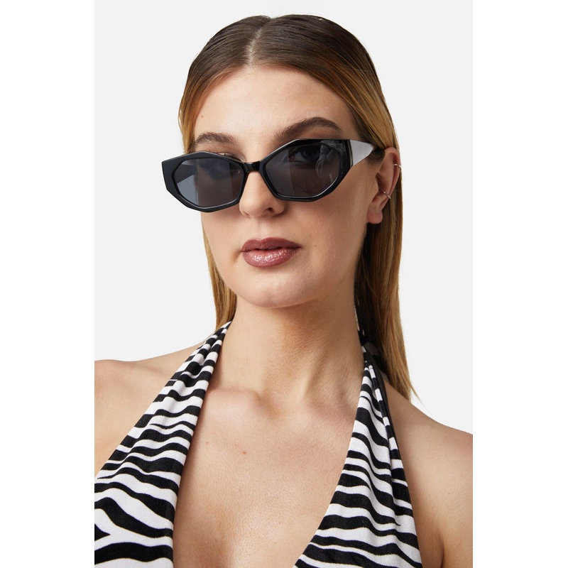 Edgy Oval Sunglasses