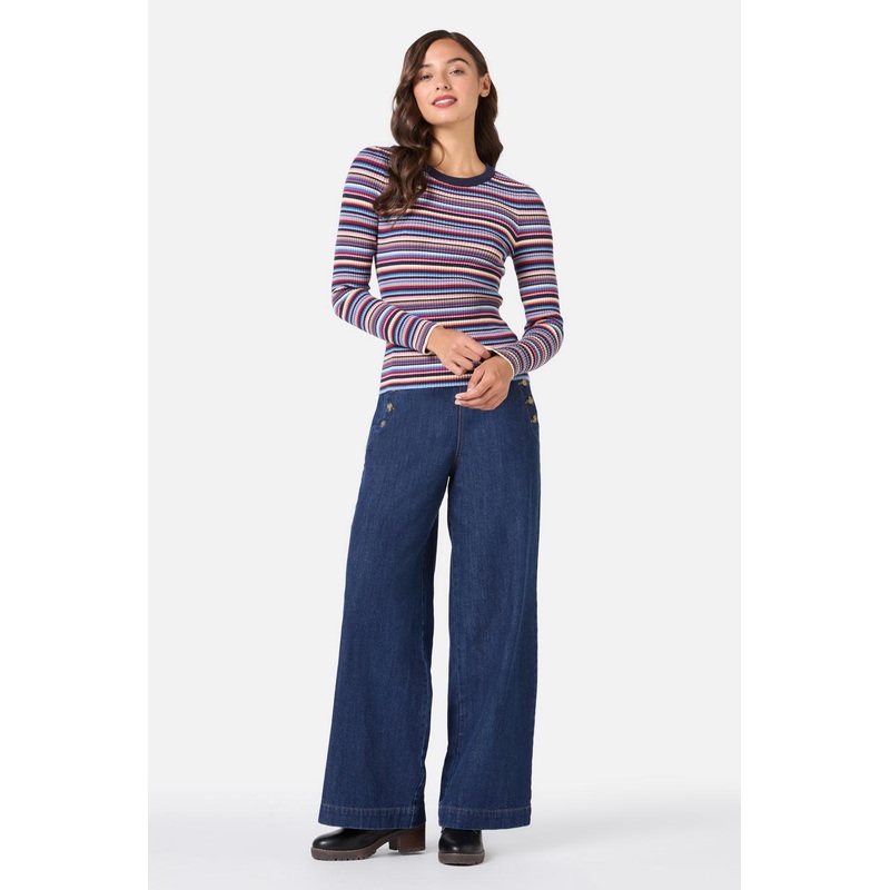 Lucy Stripe Knit Top