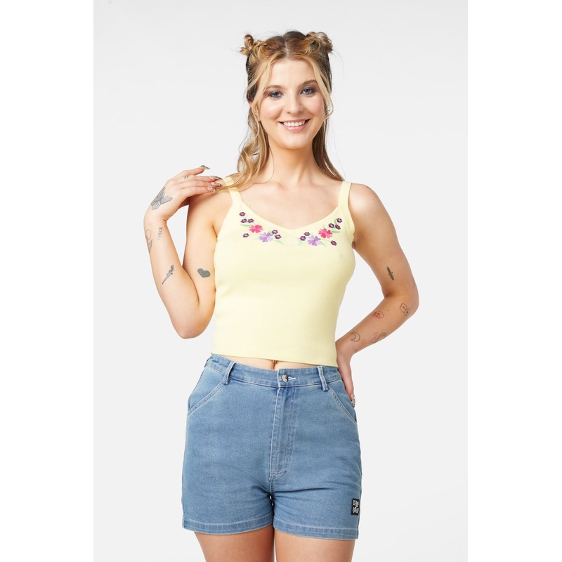 Caposhi Knitted Sleeveless Top