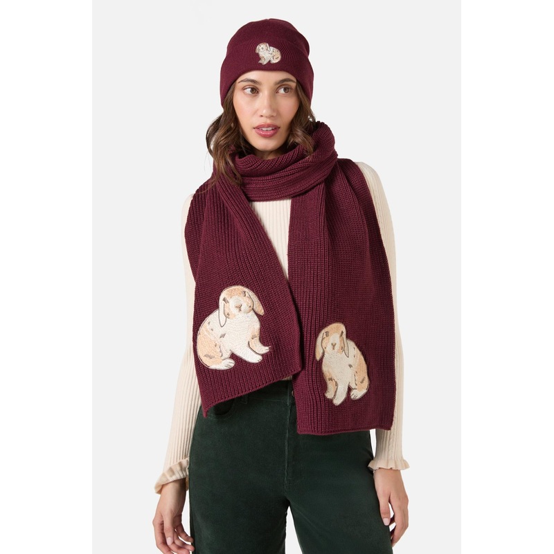 Coco Rabbit Embroidered Beanie