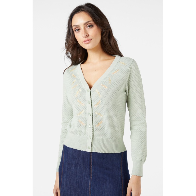 Dragonfly Emb Cardi