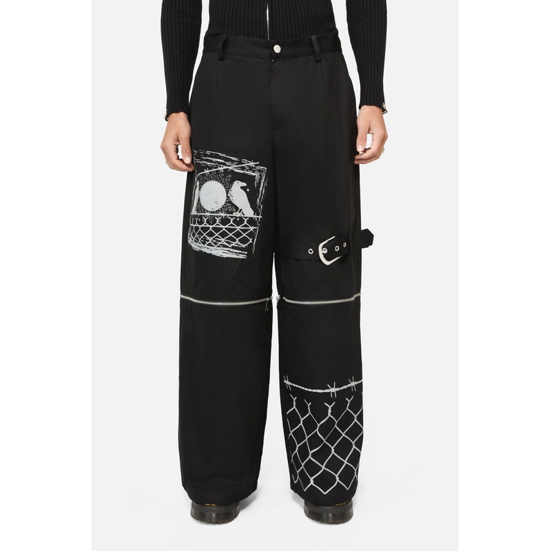 Murder Of Crows Zip Off Pant