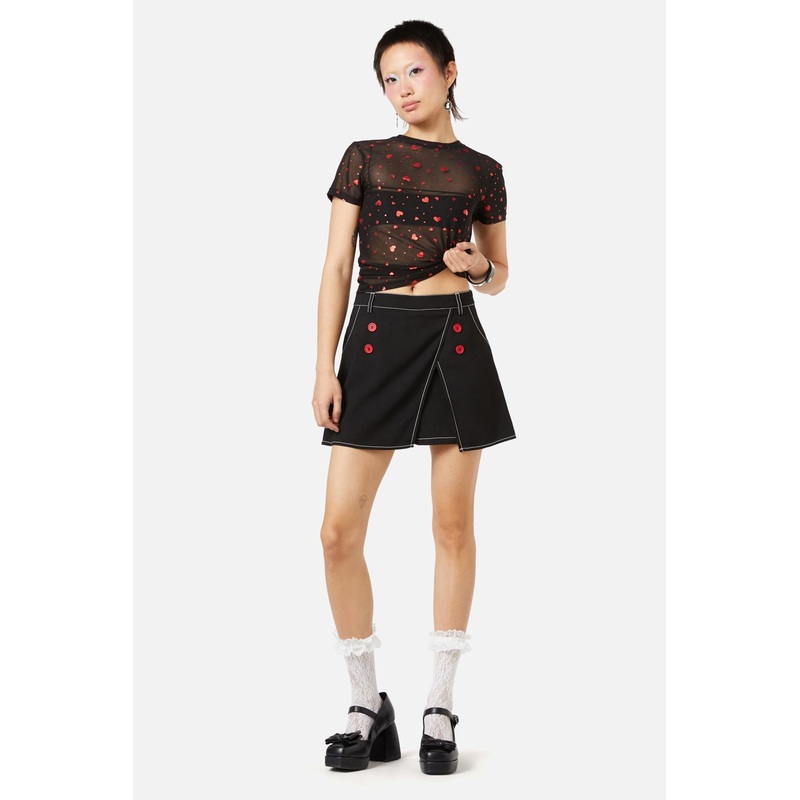 Queen Of Cats Basic Skort
