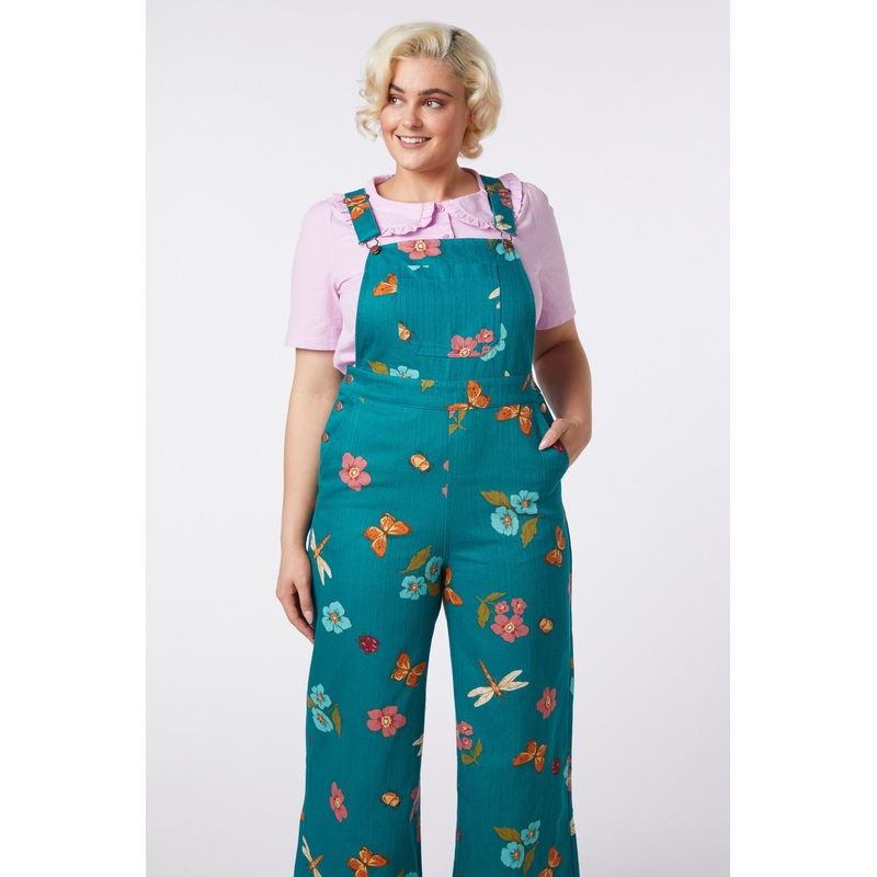 Serena Flora Overalls