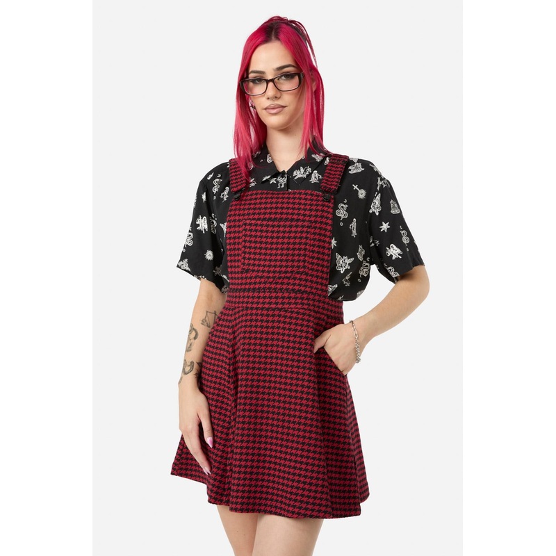 Virtue Houndstooth Pinny
