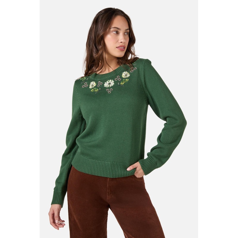 Viva Floral Embroidered Jumper