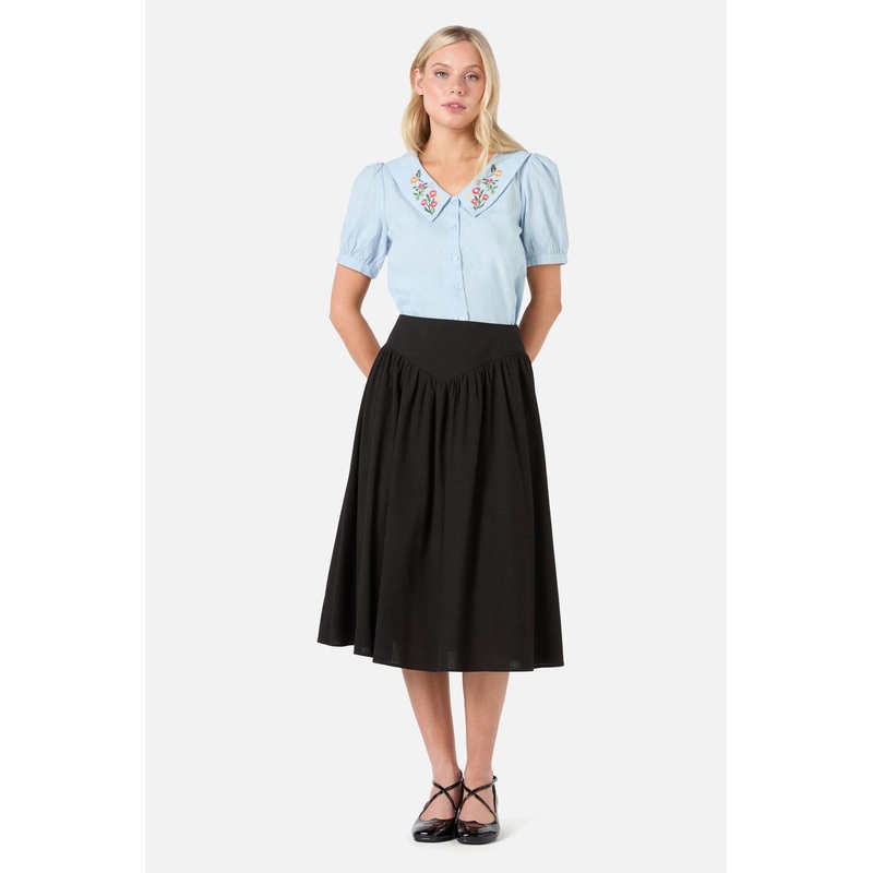 Nell Gathered Yoke Skirt