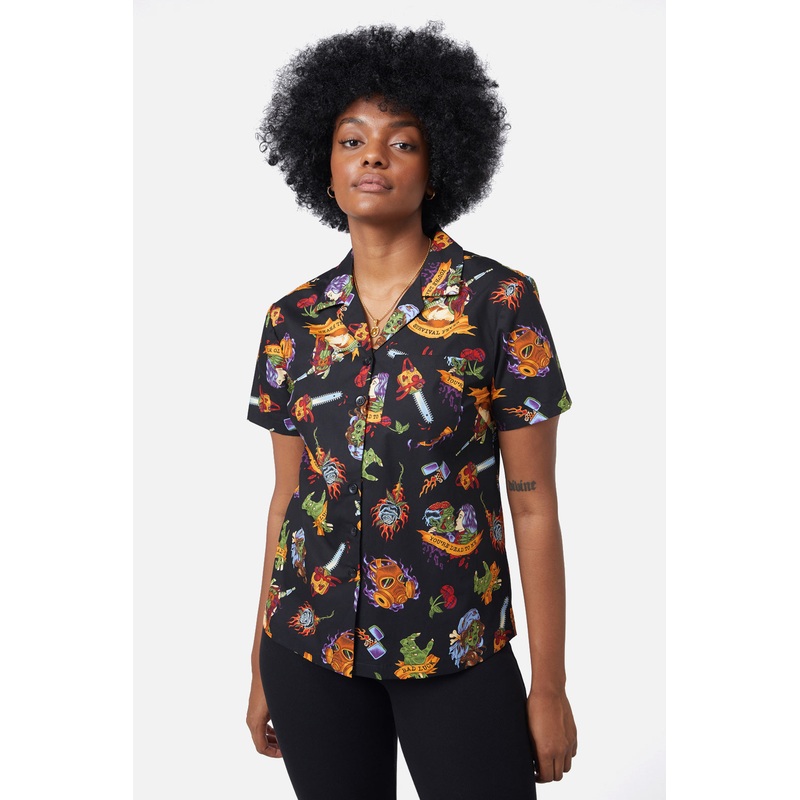 Tattoo Zombie Cotton Shirt