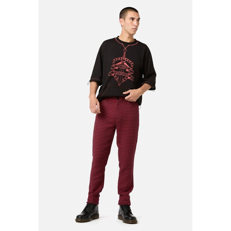 Virtue Houndstooth Slim Fit Pants