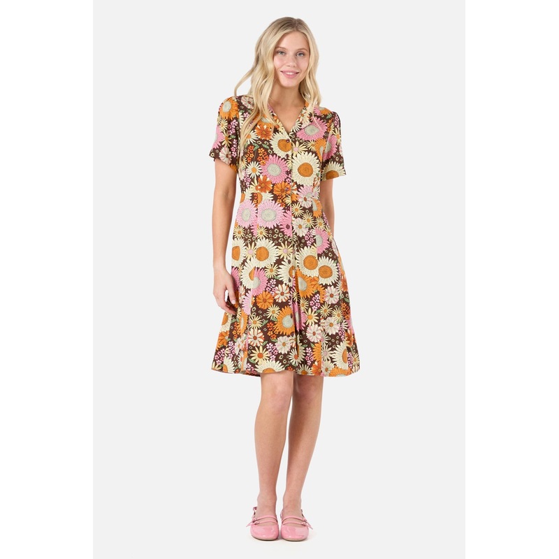 Viva Floral Shirt Dress