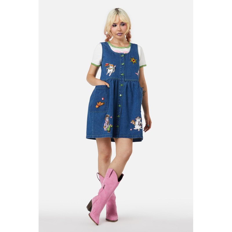 Bandit Denim Pinafore