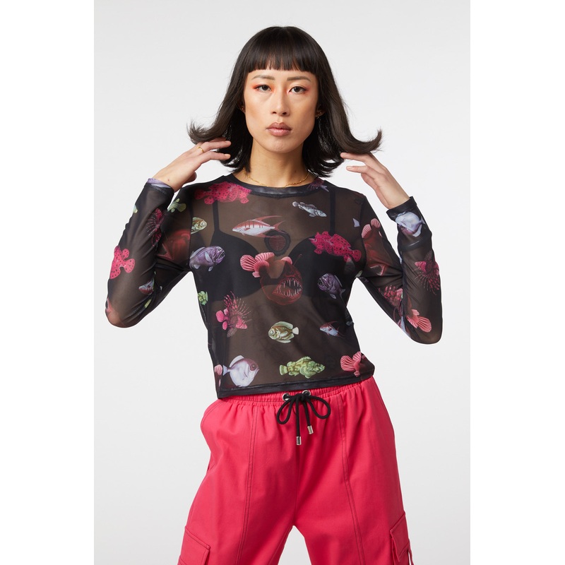 Deep Sea Dive Mesh Top