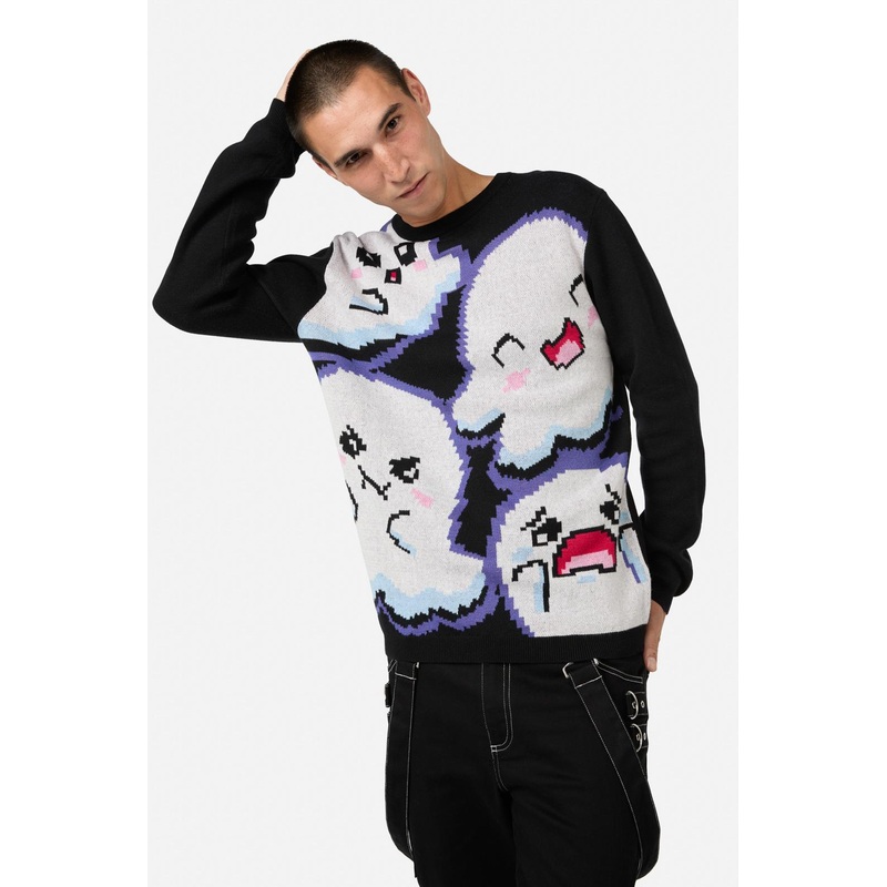 Ghost Emoji Knit