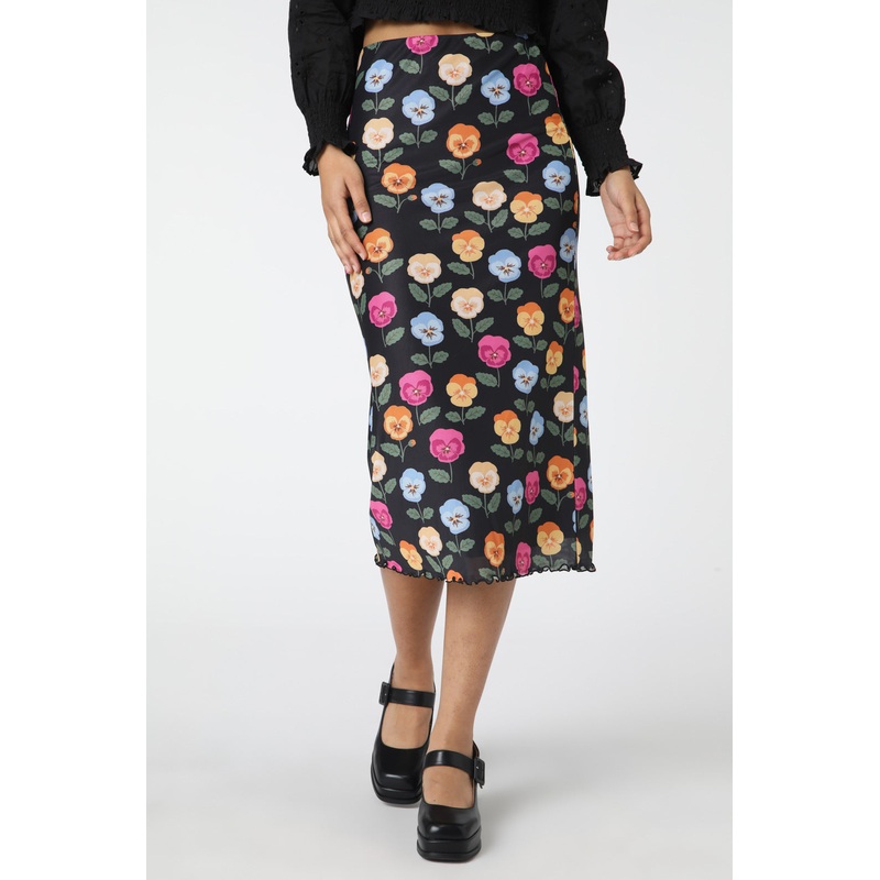 Pansy Mesh Skirt