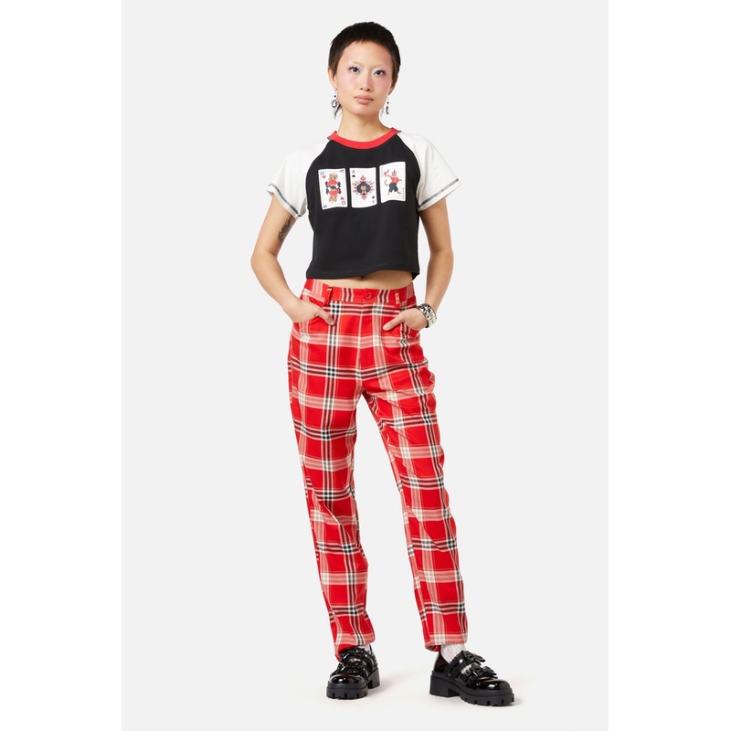 Queen Of Cats Tartan Pant