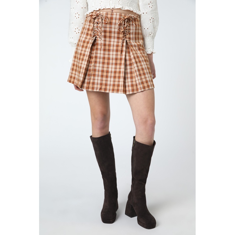 Stacey Check Skirt