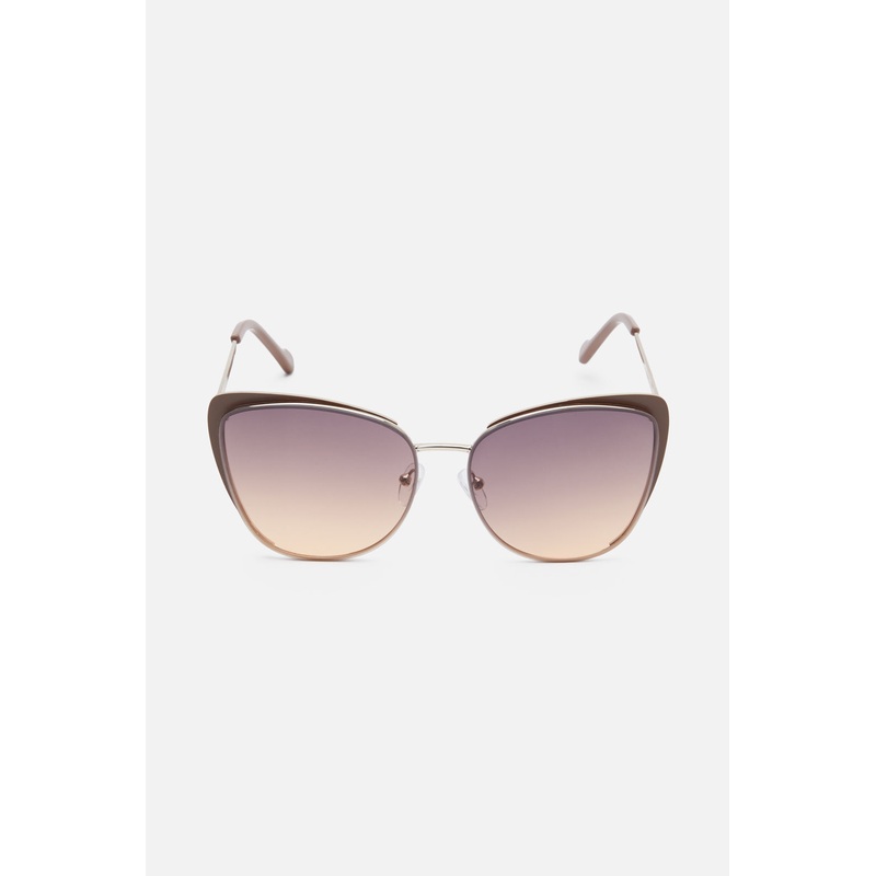 Tan Angled Sunglasses