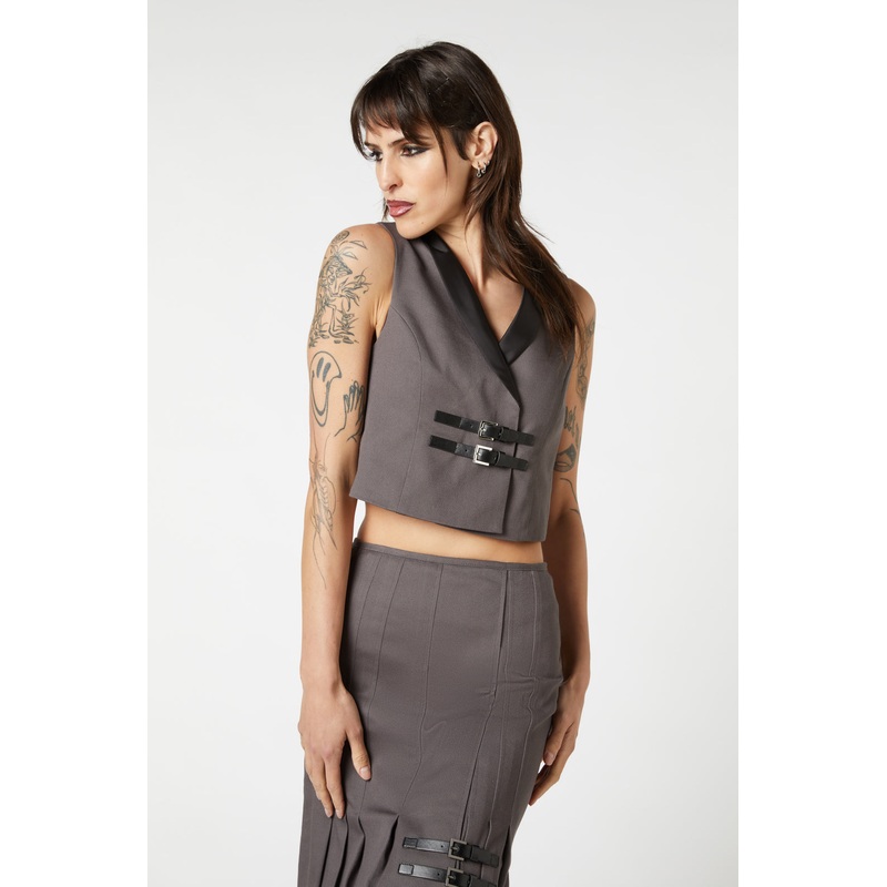 Time & Date Shawl Vest