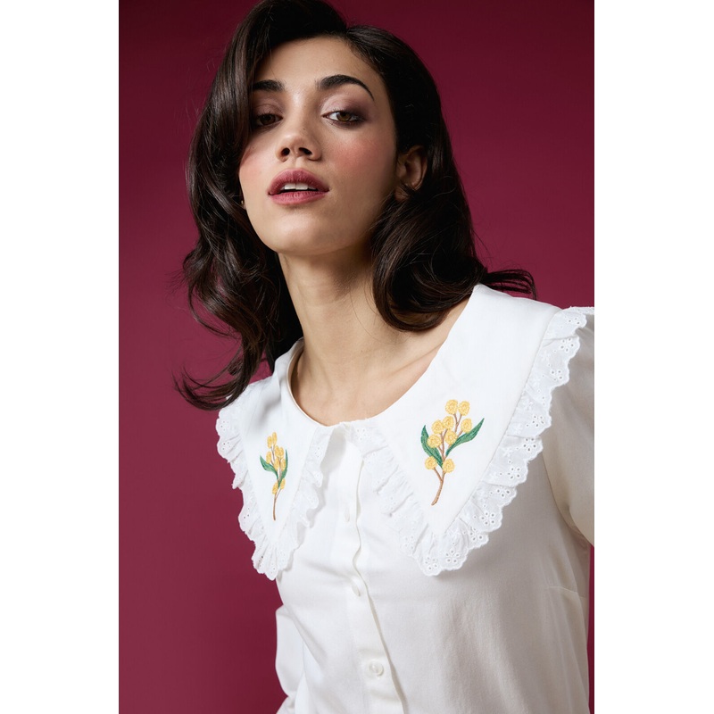 Wattle Embroidered Blouse