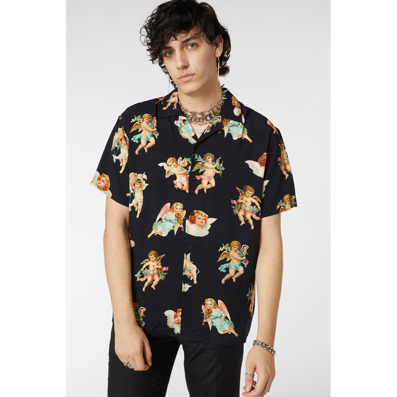 Cherub Viscose Print Shirt