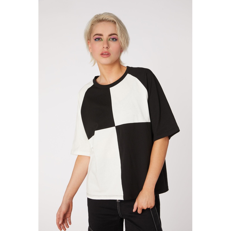 Colourblock Raglan Tee