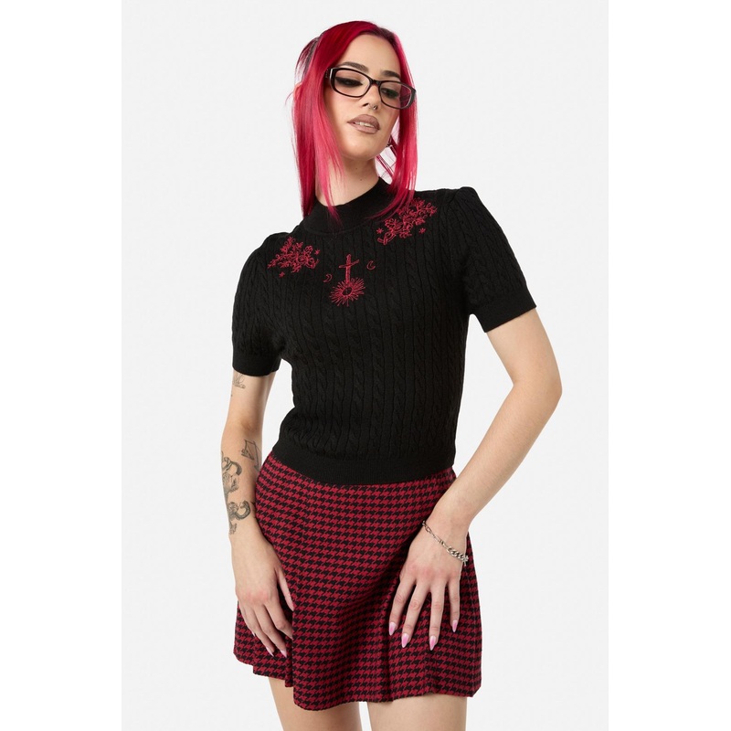 Grace Cable Knit Top