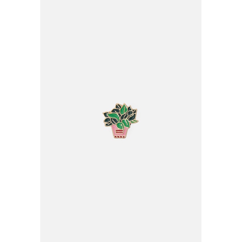 Leafy Pot Plant Pin