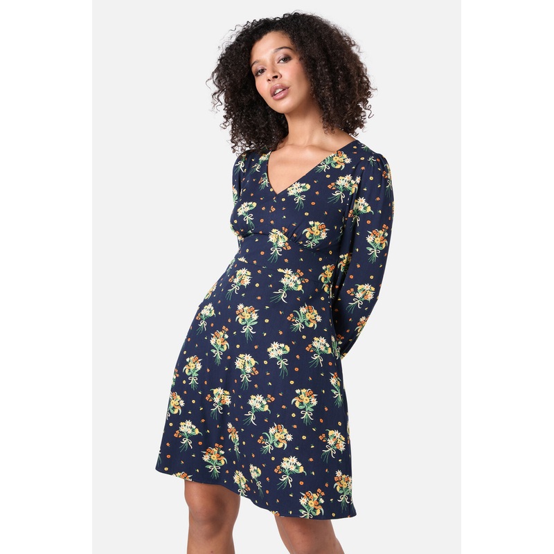 Lucia Floral Sleeved Dress
