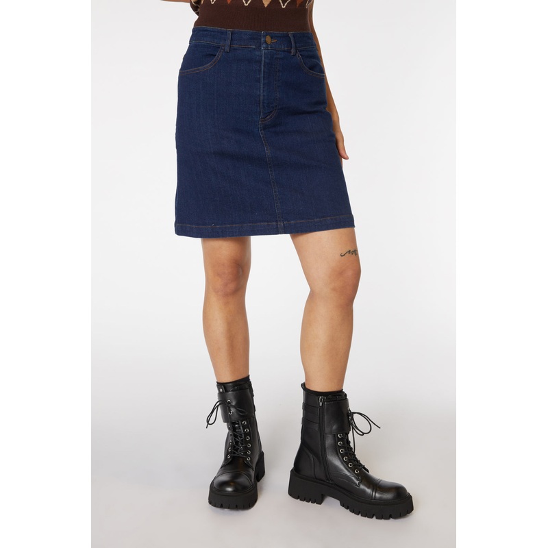Denim Cherub Mini Skirt