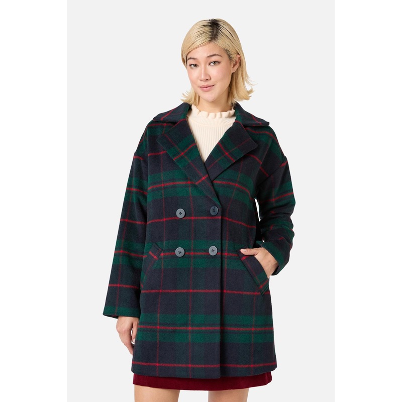 Harper Check Cosy Coat