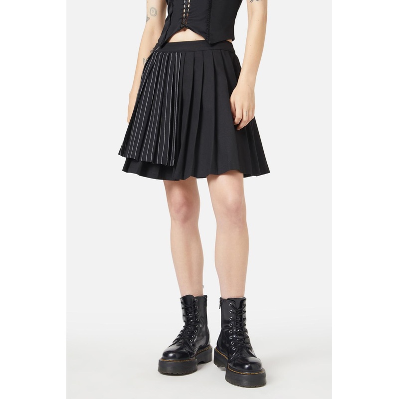 Sew Much Fun Stripe Mini Skirt