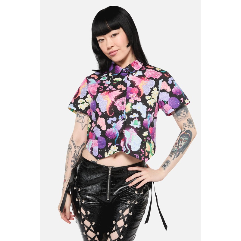 Dragons Grove Fitted Blouse