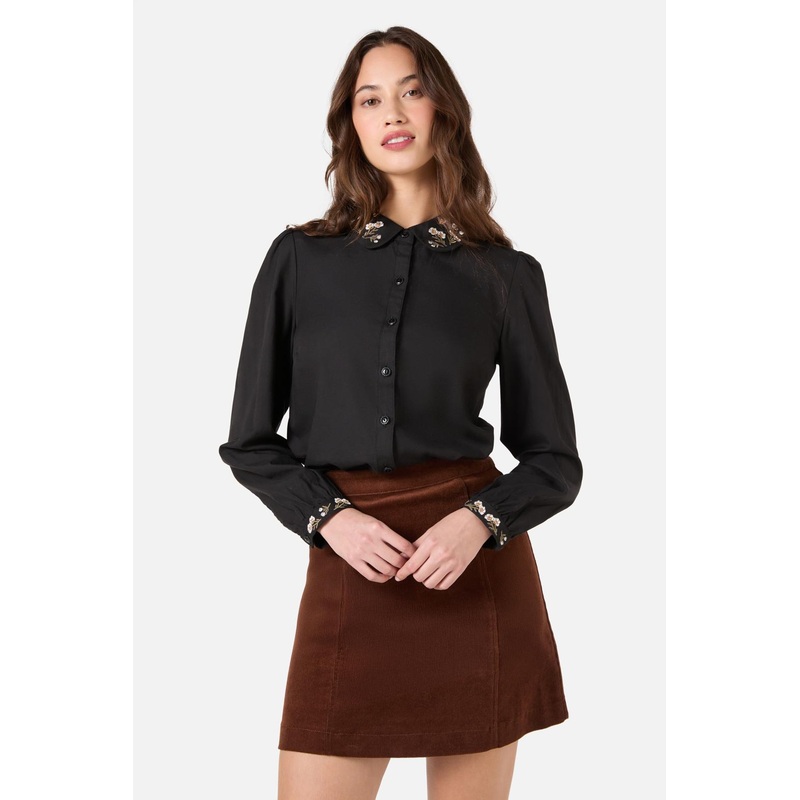 Flora Bee Embroidered Blouse