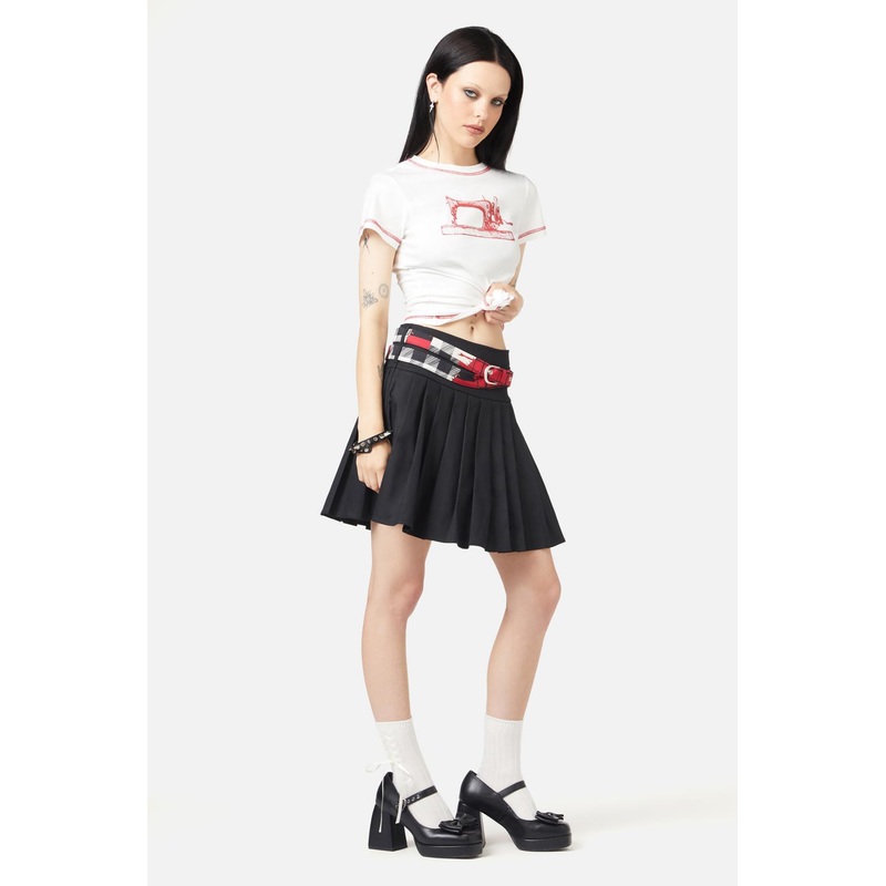 Machinist Pleated Skirt