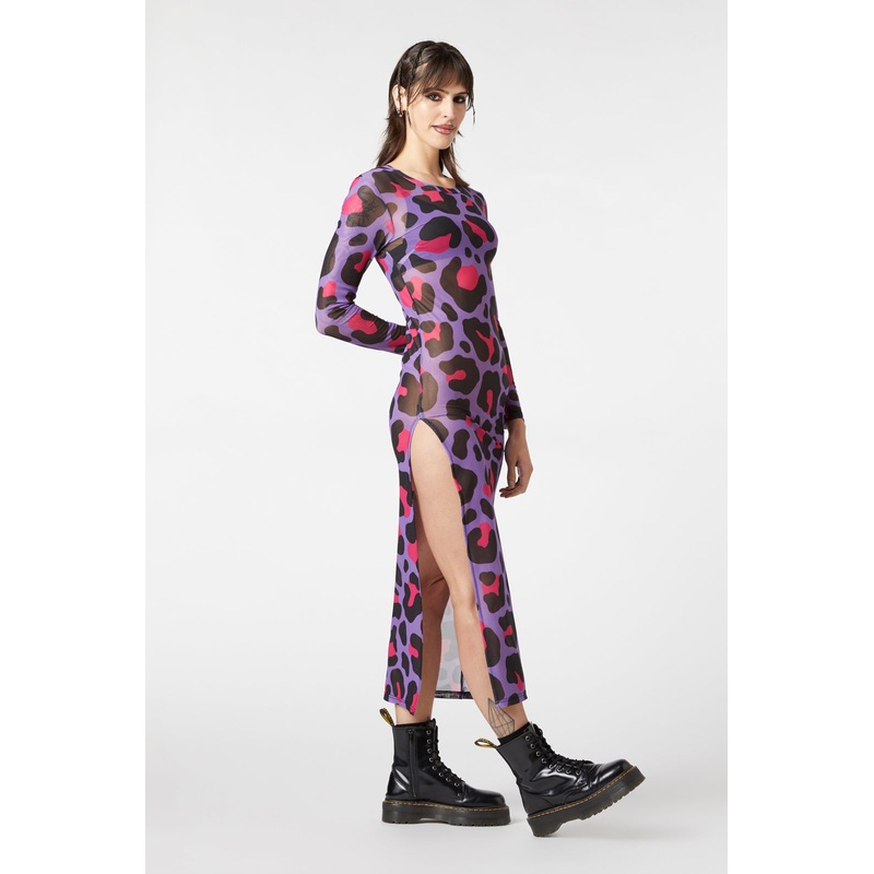 Major Meow Mesh Dress