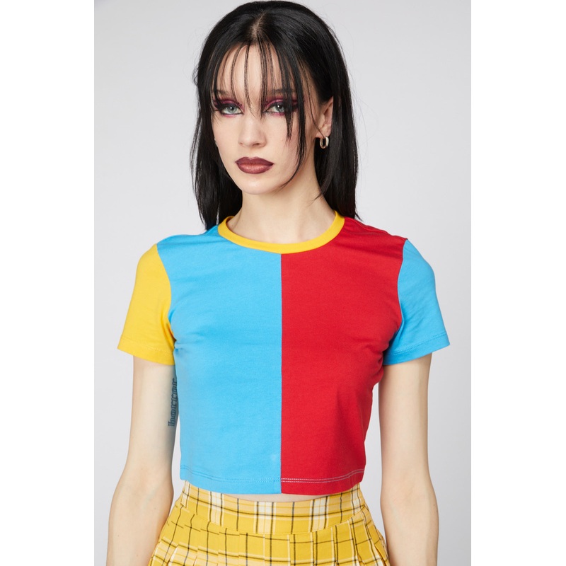 Nemo Colour Block Crop Tee