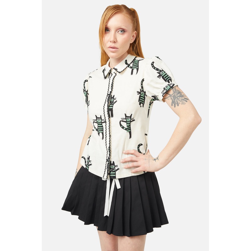Peculiar Puss Blouse