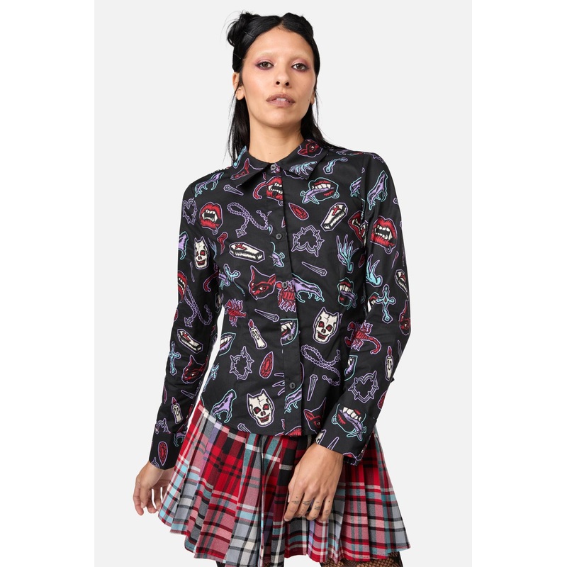 Sucked In Gothic Blouse