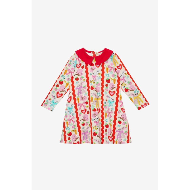 Bunny Stripe Kids Dress