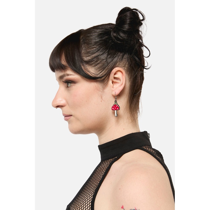 Frog Shroom Earrings